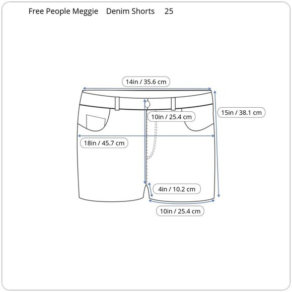 Free People Meggie Womens Size 25 Denim Button Distressed Jean Cotton NEW Shorts - Picture 5 of 11